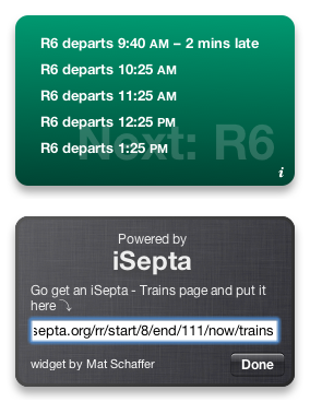 iSepta Train View